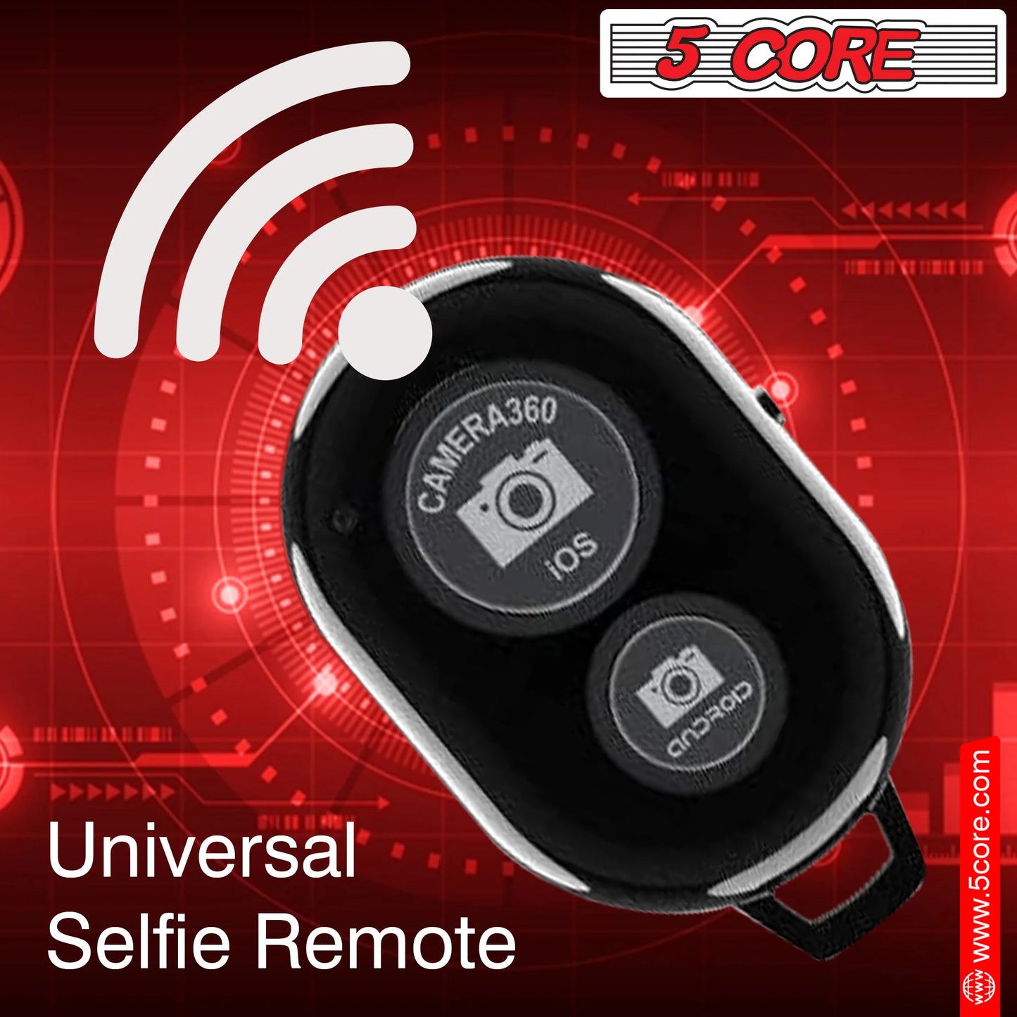 5 Core 12" Selfie LED Circle Light with 67" Adjustable Tripod Stand & Phone Holder