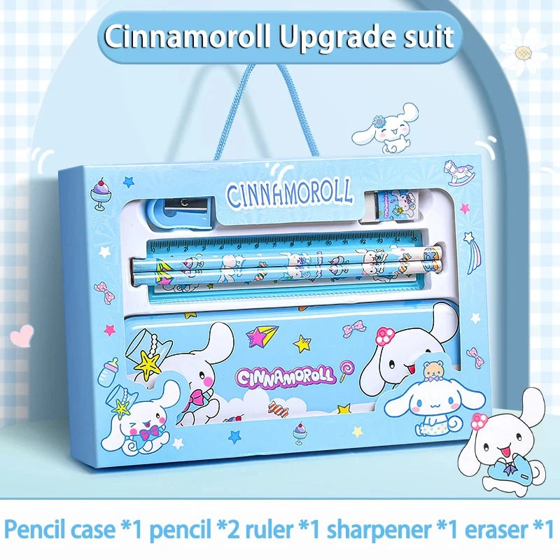 Gift Box Girls Primary School 12-Piece School Supplies for Children Kawaii New Hot