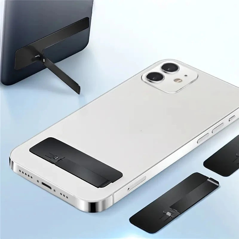 Smartphone Stand, Foldable Phone Stand Stainless Steel Phone Kickstand, Adjustable Universal