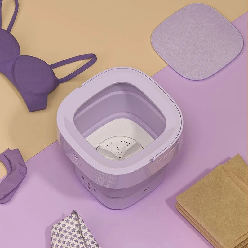 Mini Washing Machine Portable Folded Cleaning Laundry Machine