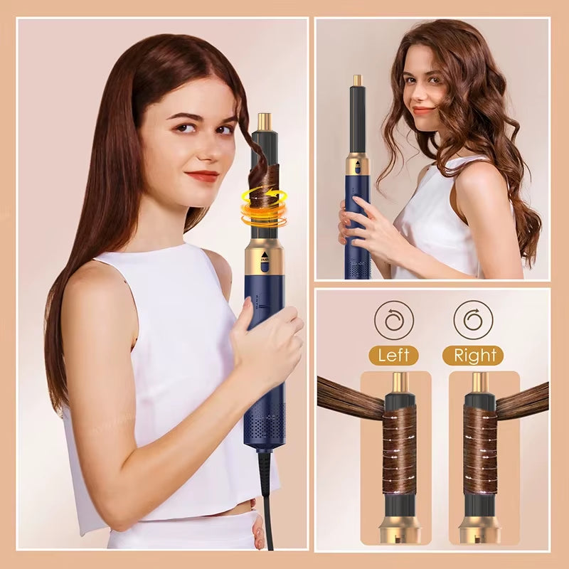 5 in 1 Multi Styler New Design Hair Dryer for Hair 5 in 1 Hair Styler with Curling Barrel Hot Air Brush Styling Tool Multistyler