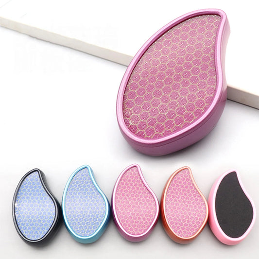 Nano glass foot grinder to remove dead skin calluses foot plate file to heel scraping sole skin pedicure grinding stone