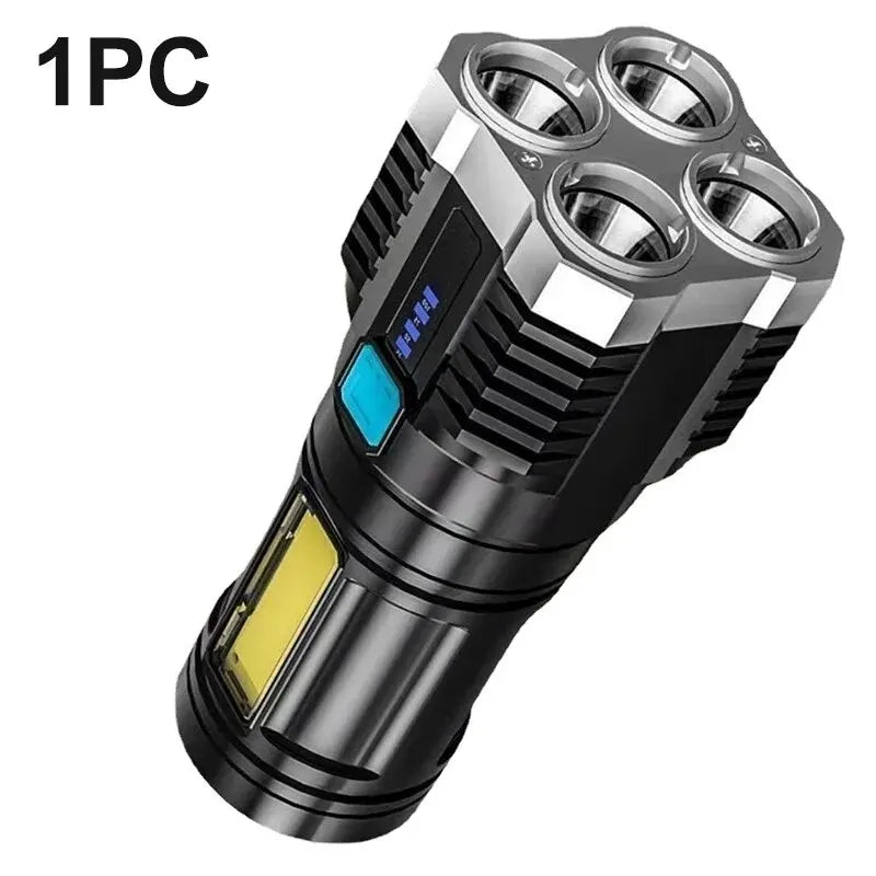High Power Led Camping Torch  Rechargeable  Flashlights Portable Light
