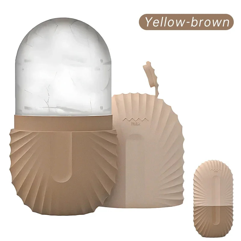 Facial Ice Cube Mold Silicone Freezing Beauty Lifting Ice Face Tool Eye Skin Educe Massager Roller Ball Skin Care Tools
