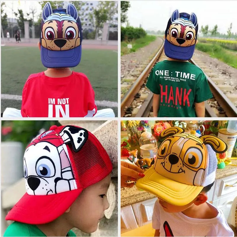 Genuine Paw Patrol Cartoon Child Baseball Cap Hip Hop