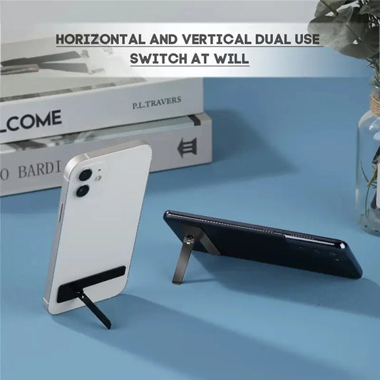 Smartphone Stand,  Foldable Phone Stand Stainless Steel Phone Kickstand, Adjustable Universal