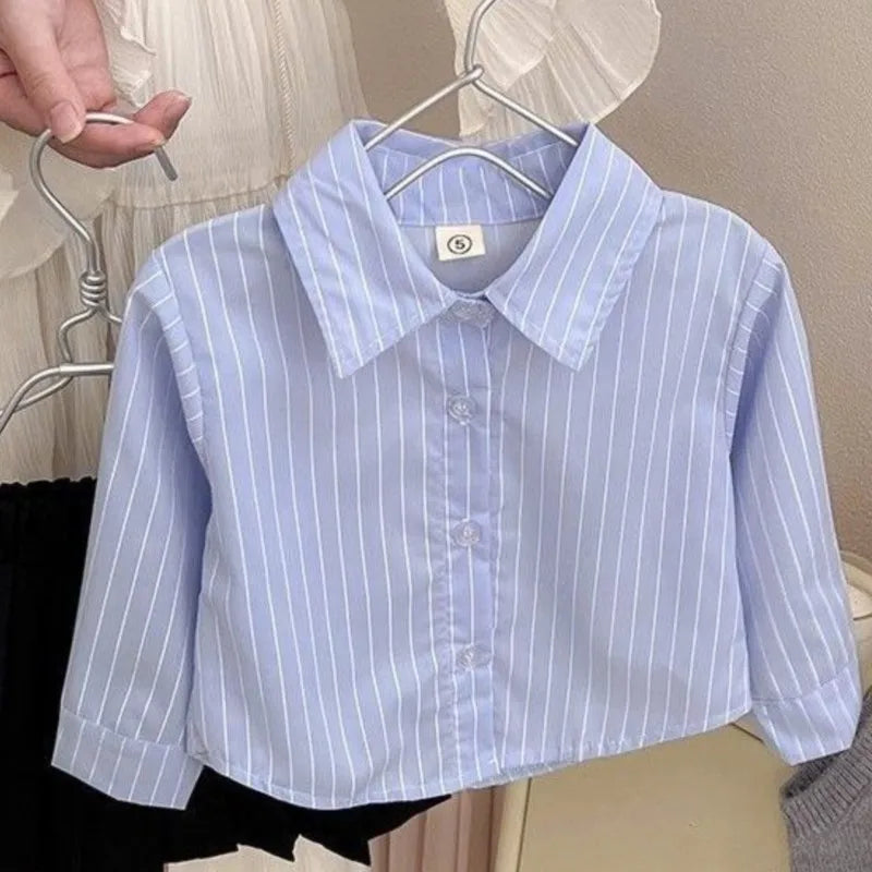 Fashion Baby Girl Clothes Set Shirt Vest Pleated Skirt Infant Spring Autumn Winter Baby Clothes 1-10Y