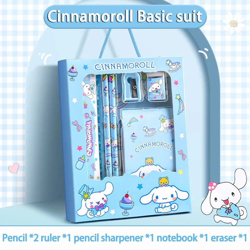 Gift Box Girls Primary School 12-Piece School Supplies for Children Kawaii New Hot