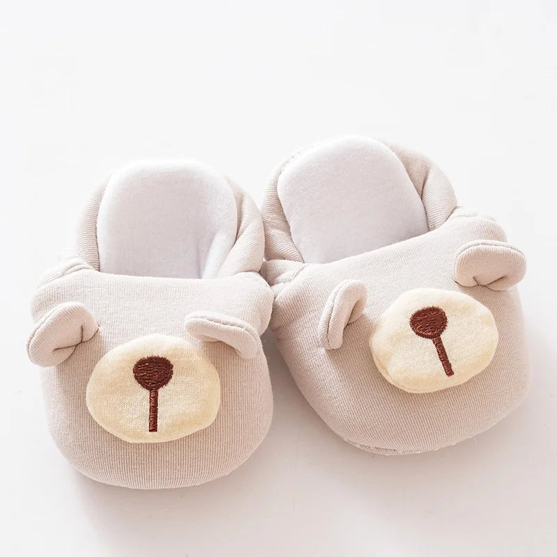 Newborn Baby Shoes For Girls Boys Cute Soft Toddler Floor Sports Infant First Walker Booties Casual Cartoon Baby Shoes Non-slip