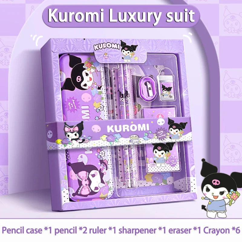Gift Box Girls Primary School 12-Piece School Supplies for Children Kawaii New Hot