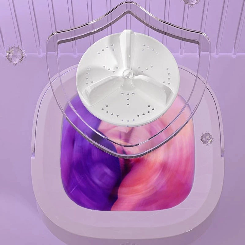 Mini Washing Machine Portable Folded Cleaning Laundry Machine