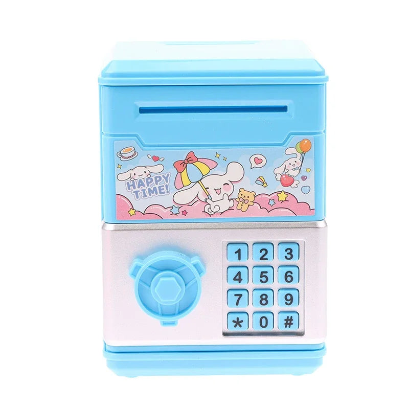 1 Piece Birthday Gift Sanrio Anime Kawaii Kuromi My Melody Cinnamoroll Safe Shape Children's Piggy Bank Girl Heart Cute Toy
