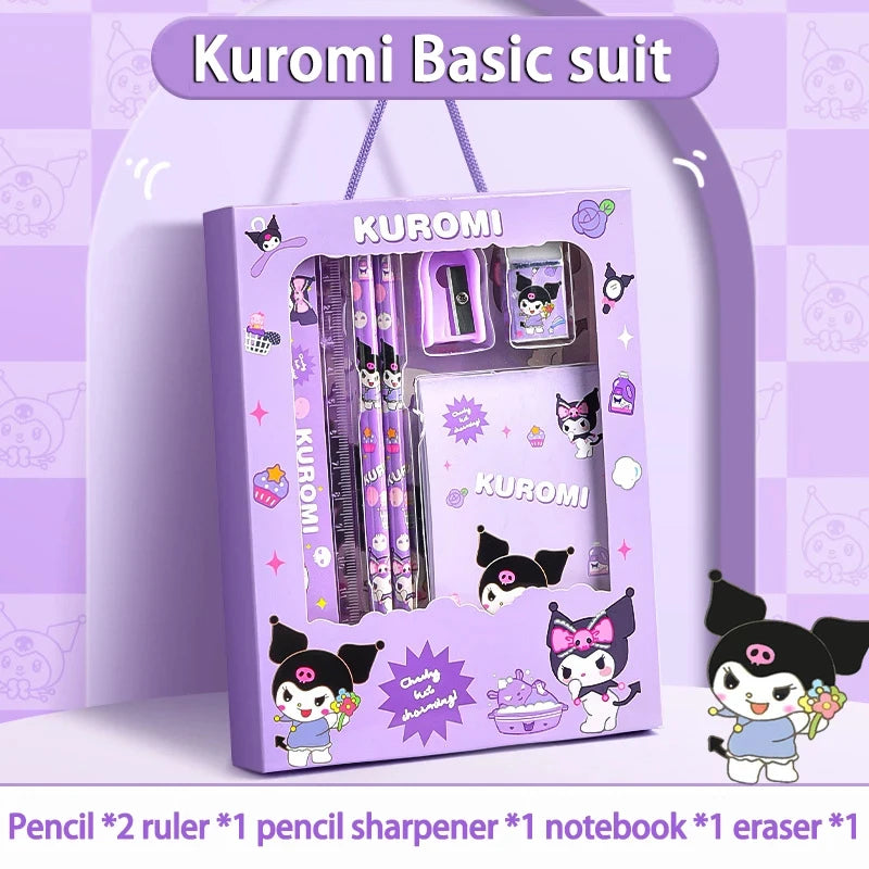 Gift Box Girls Primary School 12-Piece School Supplies for Children Kawaii New Hot