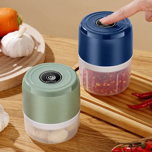 Electric Food Chopper Garlic Crusher Meat Grinder Mini Garlic Press Vegetable Chopper Masher Machine USB