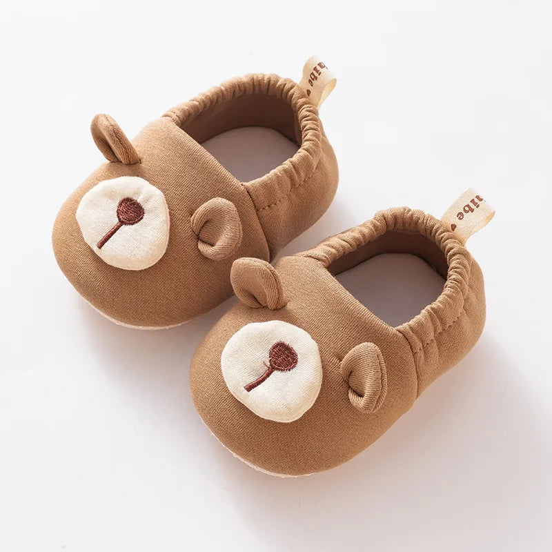 Newborn Baby Shoes For Girls Boys Cute Soft Toddler Floor Sports Infant First Walker Booties Casual Cartoon Baby Shoes Non-slip
