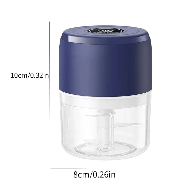 Electric Food Chopper Garlic Crusher Meat Grinder Mini Garlic Press Vegetable Chopper Masher Machine USB