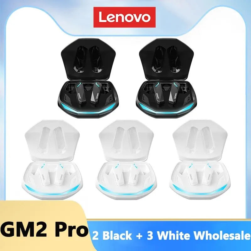 Choice Lenovo GM2 Pro Bluetooth 5.3 Earphones Sports Headset Wireless In-Ear Gaming Low Latency